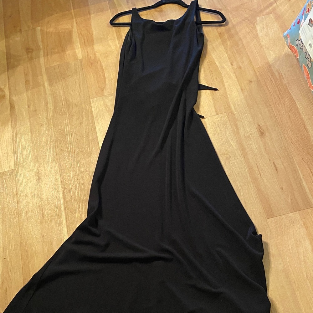 Ralph Lauren Black Backless Dress